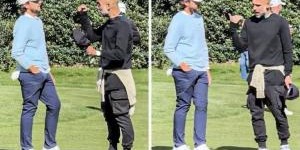 【走到哪教到哪】连打高尔夫的人都逃不过瓜帅的“指导”